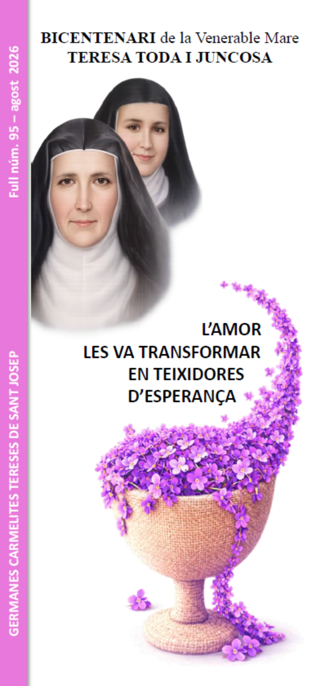 Hoja informativa 95.  Hacia el bicentenario de la Venerable Madre Teresa Toda (Catalán)